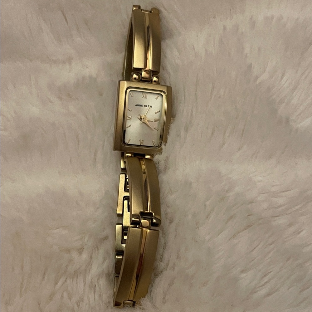 Anne Klein Gold-Tone Bracelet Watch